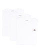 Moncler Logo-Patch T-Shirt (Set Of Three)