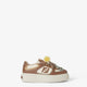 Fendi Beige Italian Leather Sneaker
