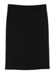 Patrizia Pepe Black Polyester Elastan Skirt