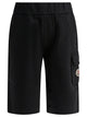 Moncler Kids Black Cotton Trousers