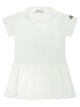 Moncler Kids White Cotton Dress
