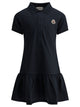 Moncler Kids Blue Cotton Elastane Dress
