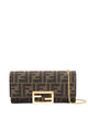 Fendi Baguette Continental With Chain