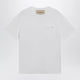 Valentino White Cotton T-Shirt With Vgold