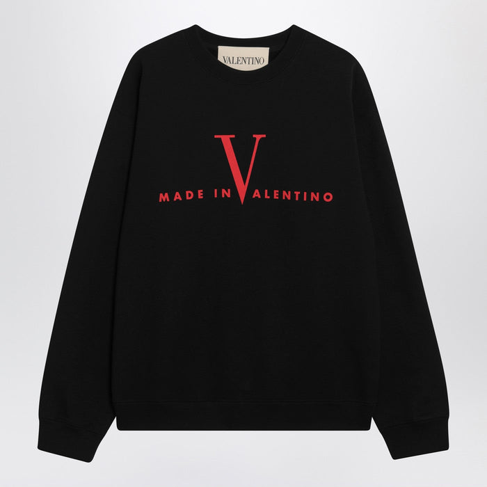 Valentino Black Made In Valentino Sweatshirt