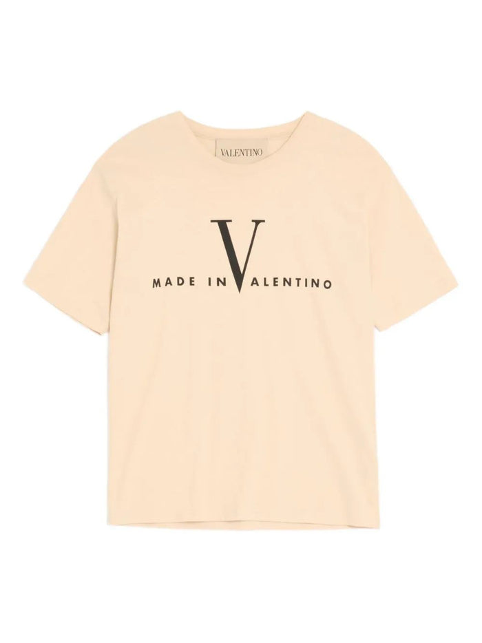 Valentino Garavani Cotton Print Round-Neck