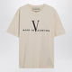 Valentino Butter-Colored “Made In Valentino” T-Shirt