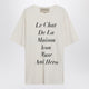 Valentino Ivory Le Chat De La Maison Icon Muse Anti Hero Tshirt