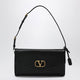 Valentino Garavani Devain Vlogo Leather Clutch Shoulder Bag In Black