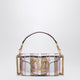 Valentino Garavani Small Locò Shoulder Bag In Multicolour Laminated Elaphe Leather