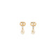 Valentino Garavani Oro Light Gold Crystals Earrings