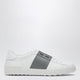 Valentino Garavani White/Dark Steel Open Sneakers