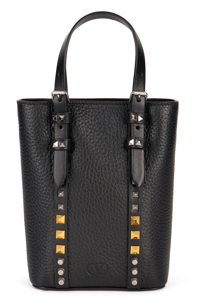 Valentino Garavani Rockstud Bucket Bag In Leather