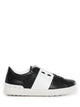 Valentino Garavani Black Calf Leather Sneakers