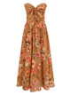 Zimmermann Mahon Tie Front Midi Dress