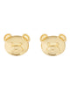 Moschino Couture Teddy Bear Clip Earrings