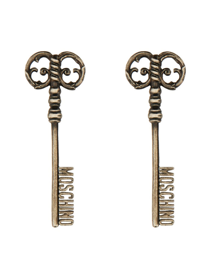 Moschino Couture Logo Earrings