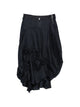 High High Zip-Up Midi Skirt
