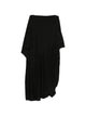 High High Asymmetric Layered Midi Dress