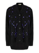 Alberta Ferreti Black Virgin Wool Silk Cashmere Cardigan
