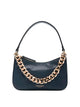 Twin-Set Blue Polyester Cotton Shoulder Bag