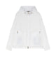 Add White Windbreaker With Zip