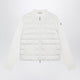 Moncler White Padded Zip-Up Cardigan