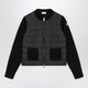 Moncler Black Padded Zip-Up Cardigan