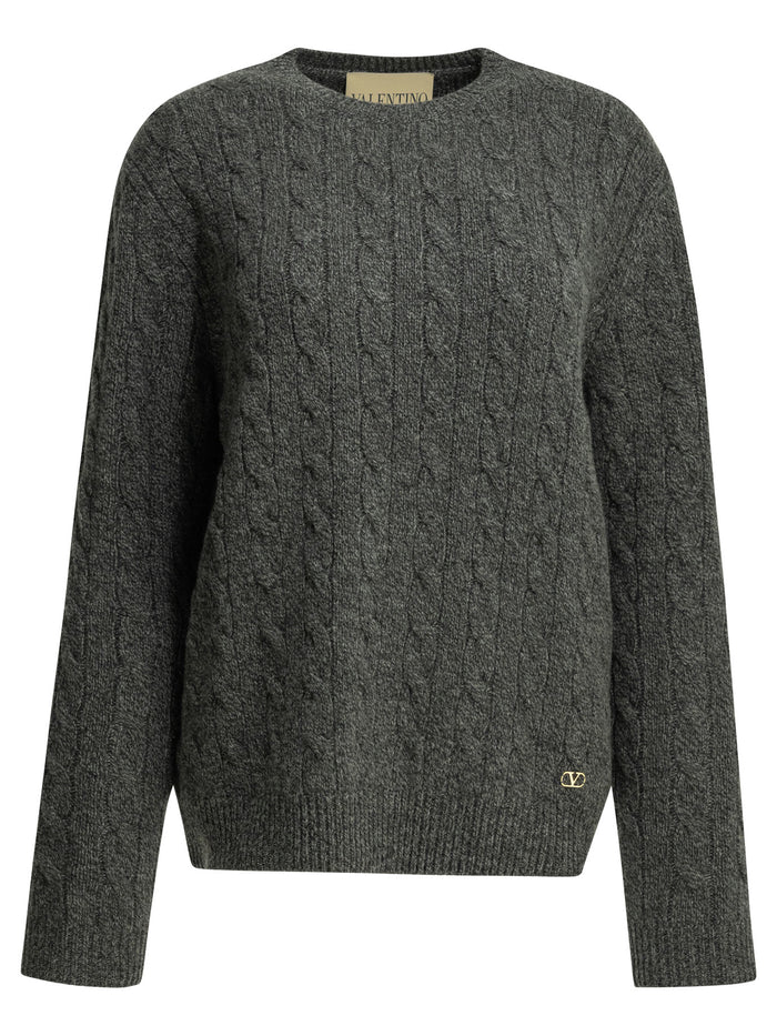 Valentino Virgin Wool Crewneck Sweater