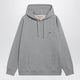 Valentino Mélange Gray Hoodie With Vlogo Embroidery