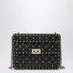 Valentino Garavani Medium Rockstud Spike Bag In Black Nappa Leather