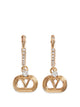 Valentino Garavani Ovalette Metal And Swarovski® Crystal Earrings