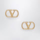 Valentino Garavani Vlogo Signature Earrings In Gold-Tone Metal