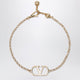 Valentino Garavani Vlogo Signature Bracelet In Gold-Tone Brass