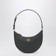 Valentino Garavani Vlogo Signature Mini Hobo Bag In Black Leather