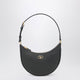 Valentino Garavani Vlogo Signature Mini Hobo Bag In Black Leather