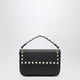 Valentino Garavani Rockstud Pouch In Grained Calfskin Leather, Black