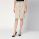 Anine Bing Beige Buttoned Pencil Skirt