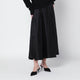 Anine Bing Black Christina Silk-Blend Midi Skirt