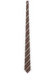 Saint Laurent Striped Silk Tie
