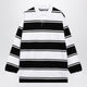 Balenciaga Black/White Striped Cotton Polo Shirt
