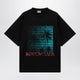 Balenciaga Holiday Graphic Print Cotton T-Shirt In Black