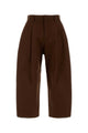 Balenciaga Chocolate Cotton Wide-Leg Pant