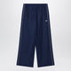 Balenciaga Bodies Track Pants In Dark Navy Poplin