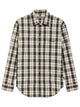 Balenciaga Regular Fit Shirt In Check Cotton Flannel