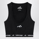 Balenciaga Techwear Bra Top In Black Technical Fabric