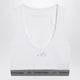 Balenciaga White Techwear Bra Top In Technical Fabric