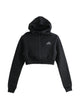 Balenciaga Cropped Hoodie With Zip And Hood