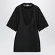 Balenciaga Black Wool And Silk Mini Dress