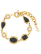 Saint Laurent Cabochon Bracelet In Enamel, Resin And Metal